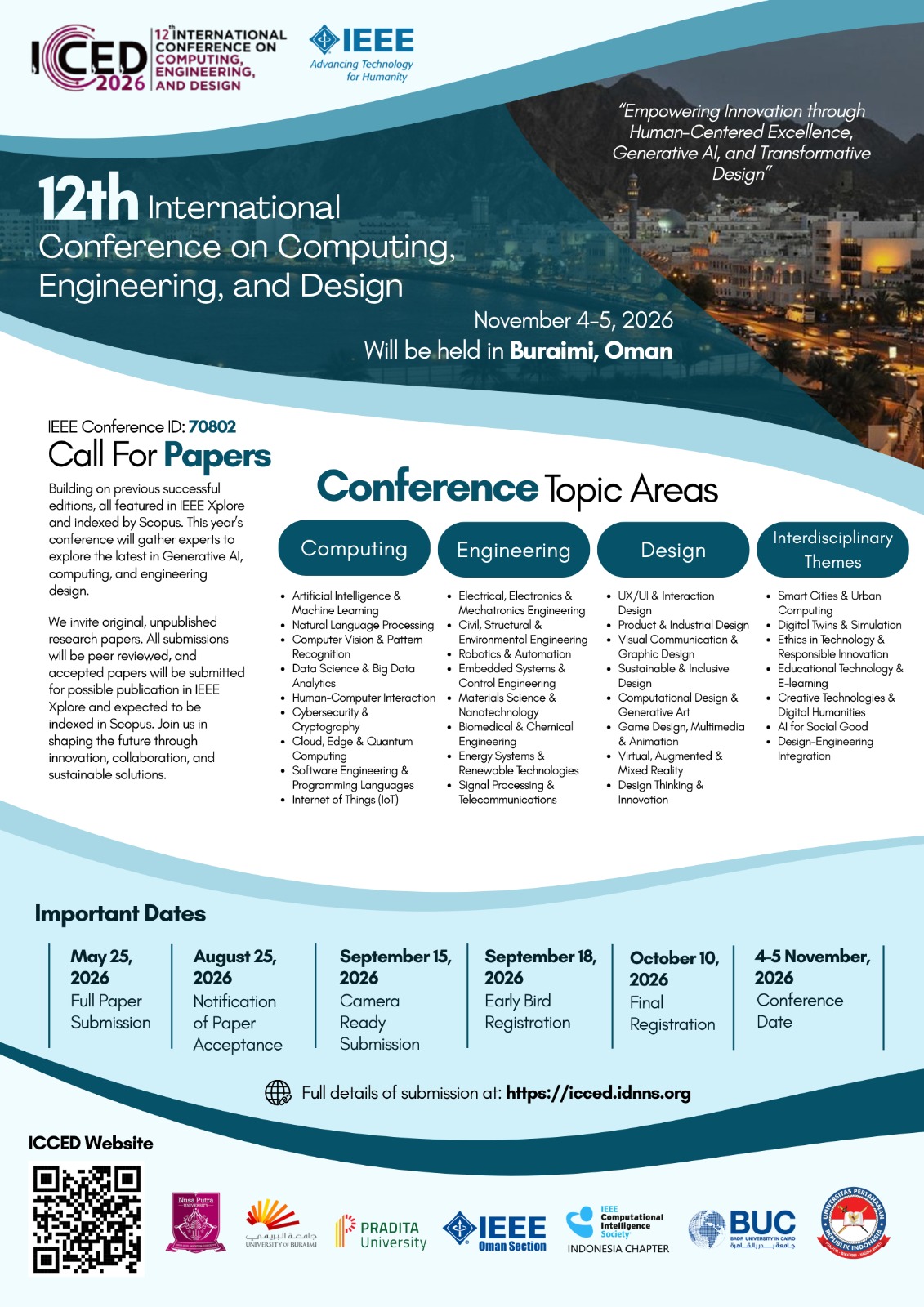 ICCED 2026 Call for Papers